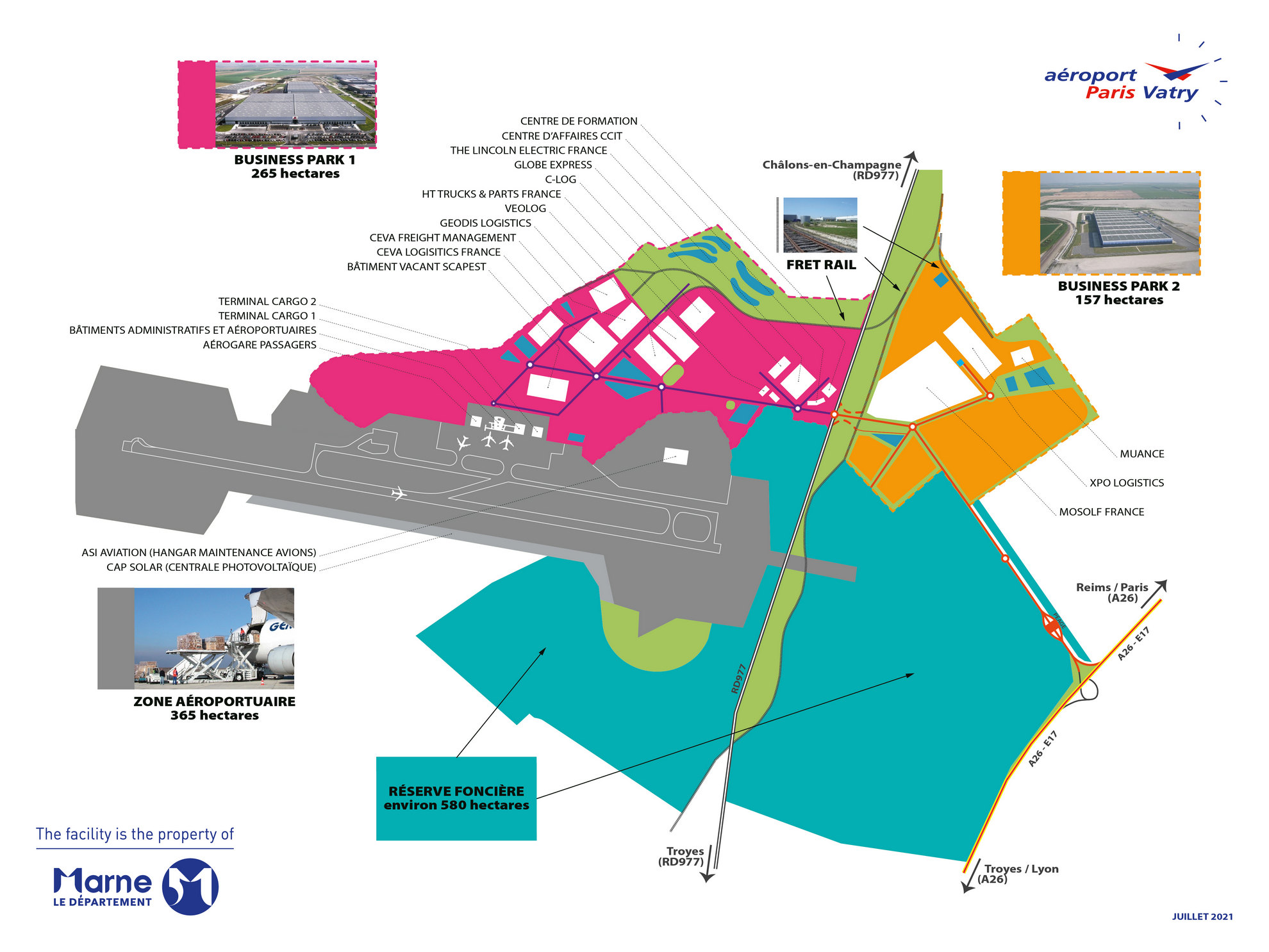 Ready-to-use site - Business Park of Paris Vatry Airport - Invest ...